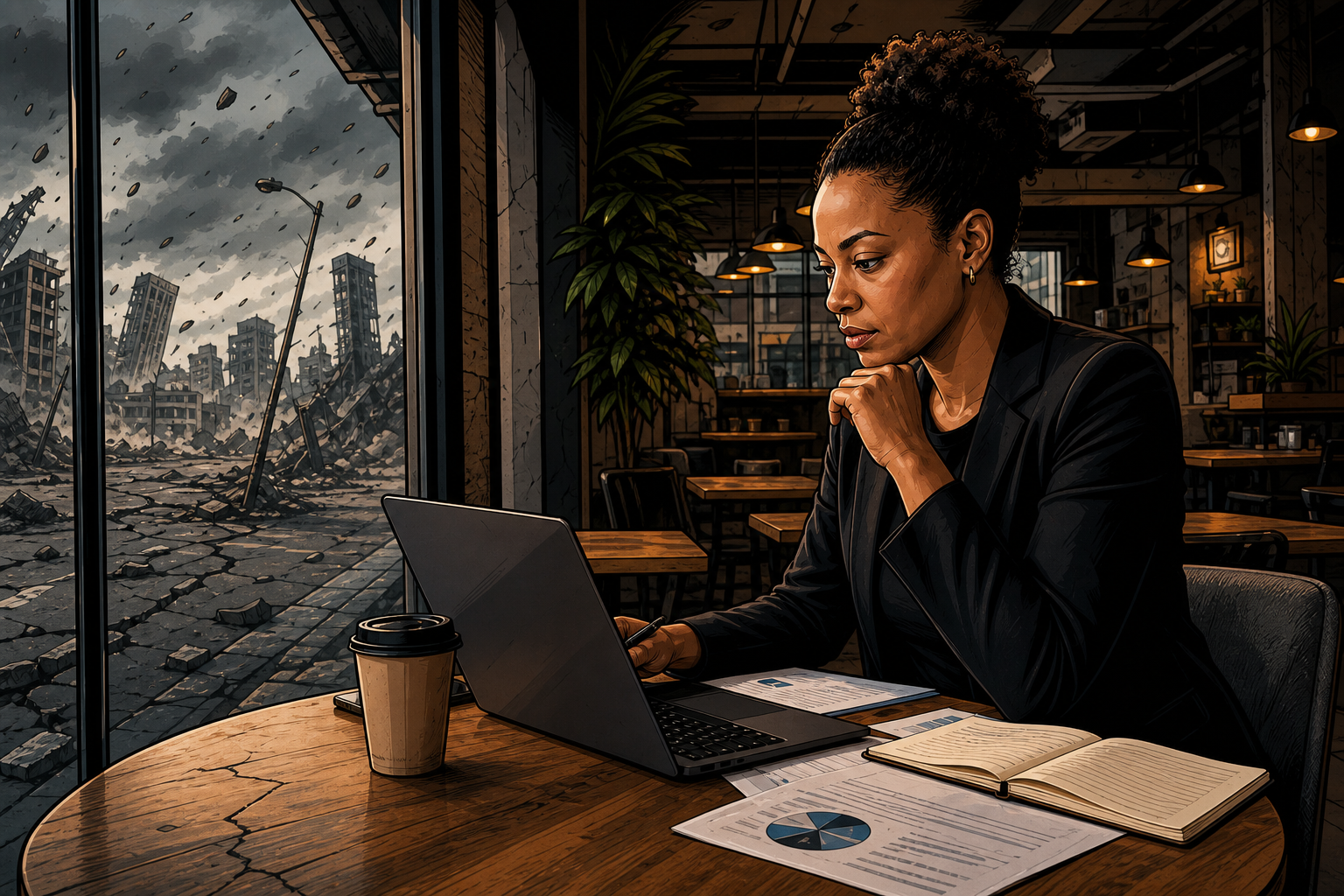 Entrepreneur Amid Collapsing World
